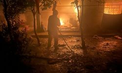 Reyhanlı’da Ev Yangını Paniğe Neden Oldu Kedi Kurtarıldı