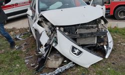 Adana'da iki otomobilin çarpıştığı kazada 3 kişi yaralandı