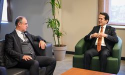 Antalya Defterdarı Karayılan, ATB Başkanı Çandır'ı ziyaret etti