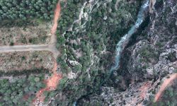 Antalya'daki Güver Şelalesi yağışlarla yeniden canlandı