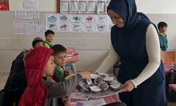 Göksun Büyükkızılcık’ta Berat Kandili’nin Huzuru Okulda Hissedildi
