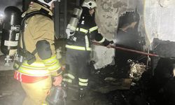 Payas ilçesinde apartman dairesinde çıkan yangın söndürüldü