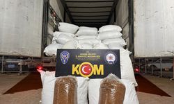 Adana'da 3 ton 40 kilogram kaçak tütün ele geçirildi