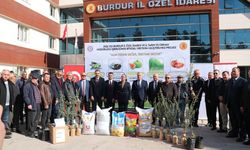 Burdur'da kuraklığa dayanıklı ürünlerin teşviki için üreticilere 20 milyon lira destek verildi
