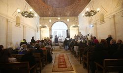 Hatay'daki Surp Karasun Manuk Ermeni Kilisesi'nde ayin düzenlendi