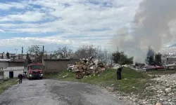 Kahramanmaraş'ta iş yeri yangını