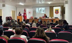 Kaş'ta kadınlara KADES tanıtıldı