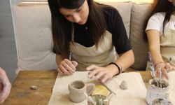 Kız kardeşler hayallerini sanat atölyesinde gerçeğe dönüştürdü