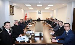 Vali Serdengeçti Başkanlığında Asayiş Toplantısı