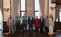 Yeşilay Hatay Şube Başkanı İbrahim Kuyubaşıoğlu'dan Vali Masatlı'ya ziyaret
