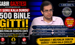 1 Soru Kala Durdu 500 Binle Gitti