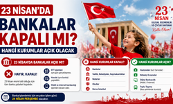 23 Nisan'da Bankalar Kapalı mı? Hangi Kurumlar Açık Olacak
