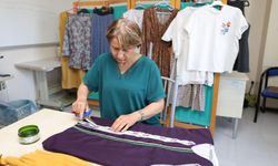 Akdeniz ilçesinde kanser tedavisi gören kadın dikiş kursuyla moral buluyor