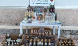 Antalya'da bin 150 litre kaçak alkol ele geçirildi