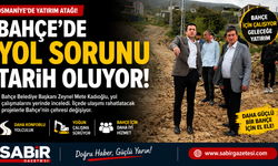 Bahçe’de Yol Sorunu Tarih Oluyor