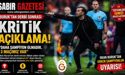 Buruk “Daha şampiyon olmadık. 3 maçımız var"