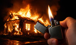 Osmaniye'de Çocuk Çakmakla Oynadı, Ev Alev Aldı