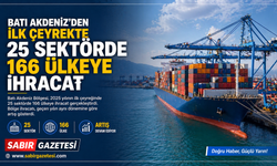 Batı Akdeniz'den ilk çeyrekte 25 sektörde 166 ülkeye ihracat