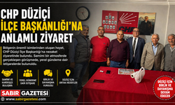 CHP Düziçi İlçe Başkanlığı’na Anlamlı Ziyaret