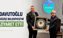 Ahmet Davutoğlu Düziçi Belediyesi’ni Ziyaret Etti