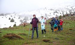 Doğa sporcuları karın etkisini sürdürdüğü Aladağlar'da performanslarını test ediyor