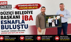 Düziçi Belediye Başkanı İba Esnafla Buluştu