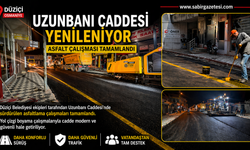 Düziçi’nde Uzunbanı Caddesi Yenilendi