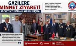 Gazilere Minnet Ziyareti Başkan Yücel’den Anlamlı Buluşma