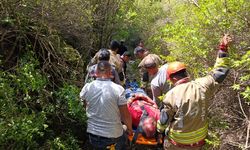 Hatay'da uçurumdan düşen kişi yaralandı