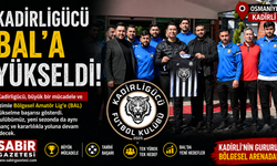 Kadirligücü BAL’a Yükseldi: Başkan Olcar’dan Tebrik Mesaj