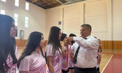 Kumluca'da düzenlenen okul sporları kızlar voleybol müsabakaları tamamlandı