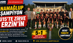 Namağlup Şampiyon  U15’te Zirve Erzin’in
