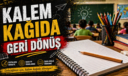 Okullarda Dijital Dönüş Tersine Kalem Kağıda Geri Dönüş
