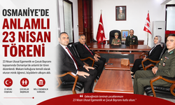 Osmaniye’de Anlamlı 23 Nisan Töreni