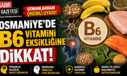 Osmaniye’de B6 Vitamini Eksikliğine Dikkat