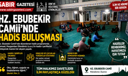 Osmaniye'de Hz Ebubekir Camii’nde Hadis Buluşması