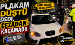 Plakam Düştü Dedi, Cezadan Kaçamadı