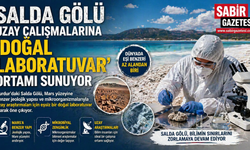 Salda Gölü uzay çalışmalarına 'doğal laboratuvar' ortamı sunuyor