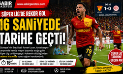 Süper Lig’de Rekor Gol 16 Saniyede Tarihe Geçti