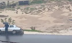 Sumbas Yolunda Otomobil Devrildi