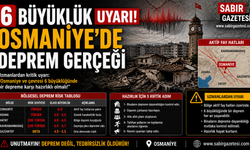 6 Büyüklük Uyarı Osmaniye’de Deprem Gerçeği
