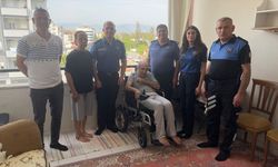 Antalya Emniyet Müdürlüğü emekli polis memuruna akülü sandalye desteği verdi