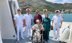 Bozyazı ilçesinde TCSG 309 Sahil Güvenlik Botu ziyarete açıldı