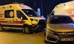 Dörtyol Yeşilköy’de Ambulans Kazası