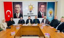 AK Parti Düziçi Teşkilatı Haftalık Toplantıda Bir Araya Geldi