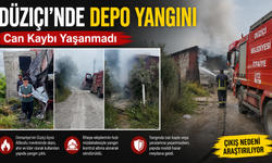 Düziçi’nde Depo Yangını Can Kaybı Yaşanmadı