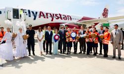 Gazipaşa-Alanya Havalimanından Kazakistan'a direkt uçuşlar başladı
