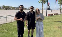 Hatay'da yamaç paraşütü atlayışında evlilik teklifi