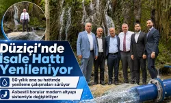 Düziçi’nde İsale Hattı Yenileniyor