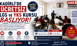 Kadirli’de ücretsiz LGS ve YKS kursu başlıyor